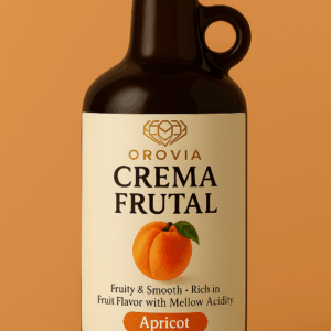 Fruity gourmet vinegar cream Apricot - CREMA FRUTAL, 500ml