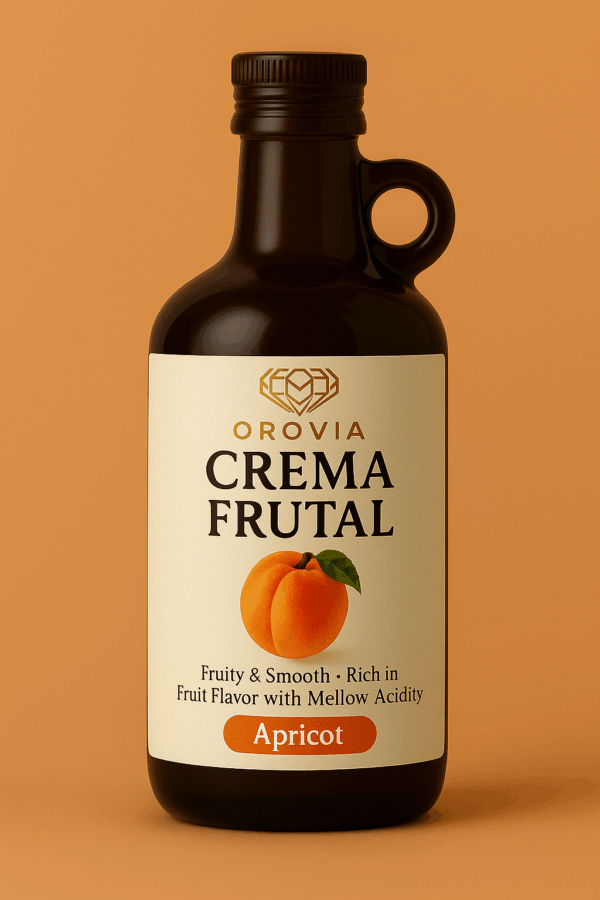 Fruity gourmet vinegar cream Apricot - CREMA FRUTAL, 500ml