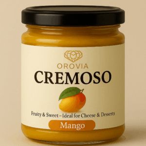 Gourmet Fruit Spread Mango – CREMOSO, 150g | Jelly alternative without added sugar